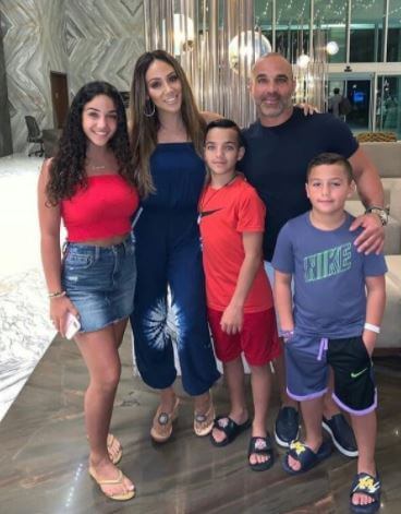 Gino Gorga with his family.